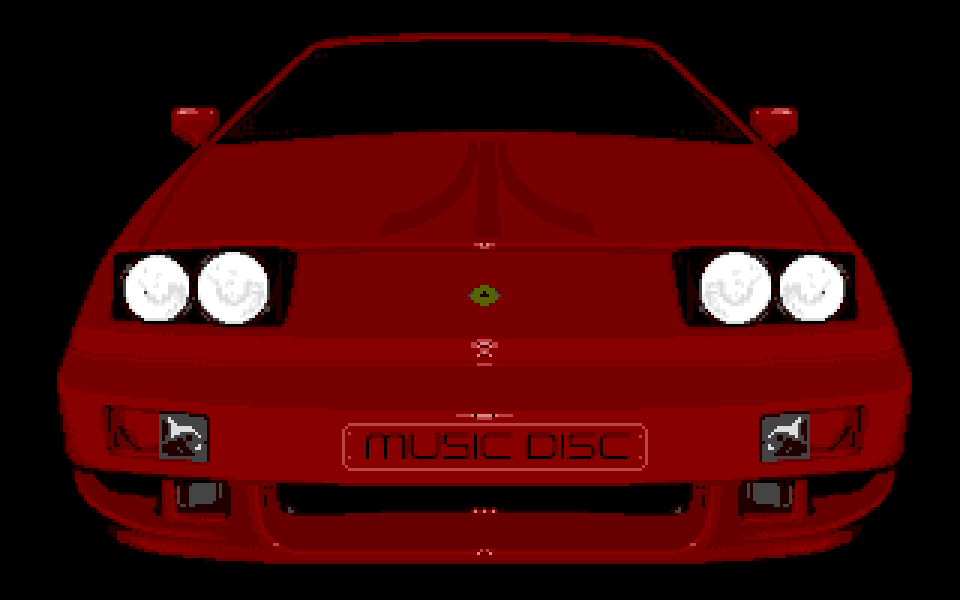 Lotus Esprit Turbo Challenge Music Disc atari screenshot